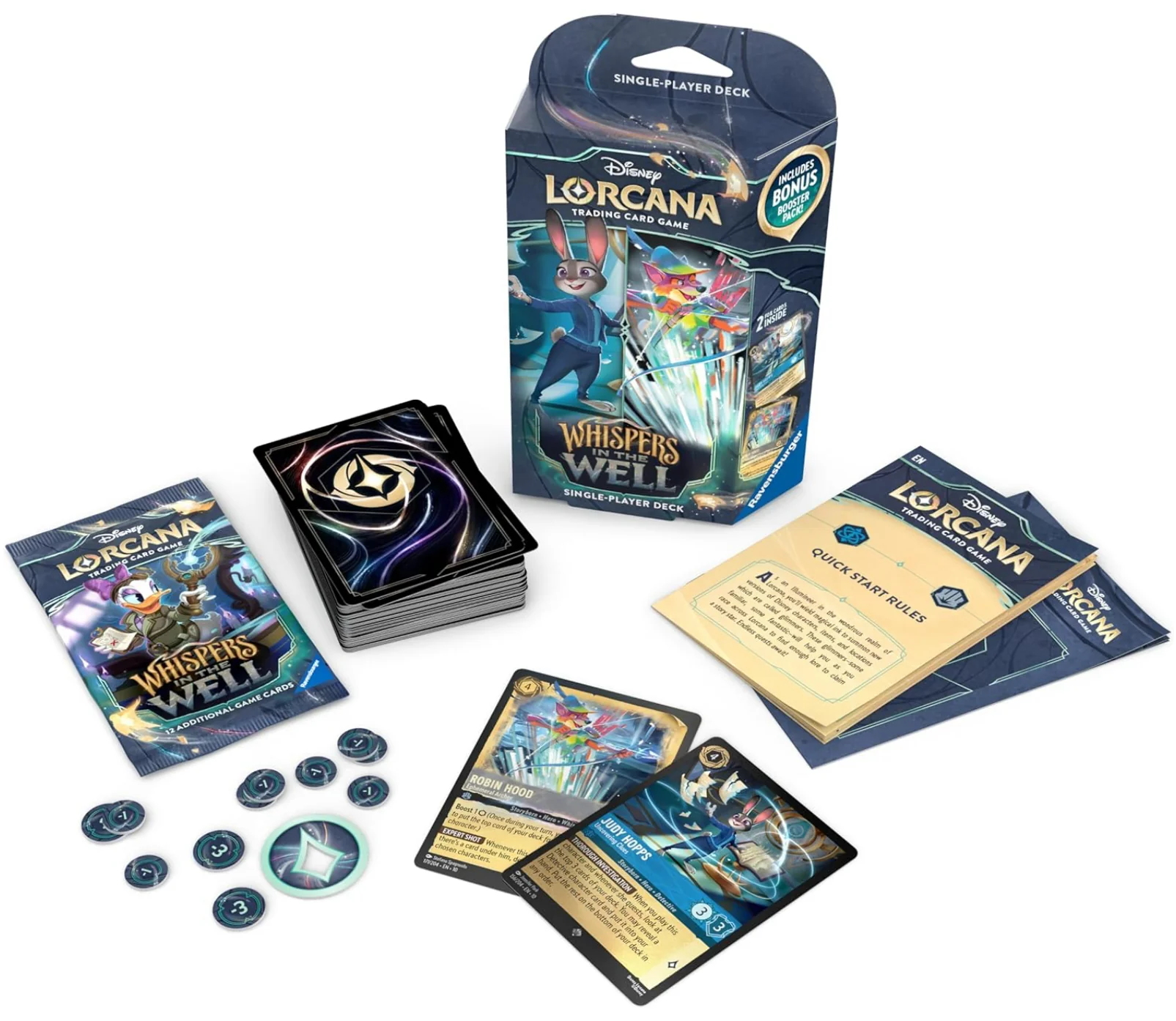 Disney Lorcana: Whispers in The Well Starter Deck | 60-Card Ready-to-Play Deck - Image 3