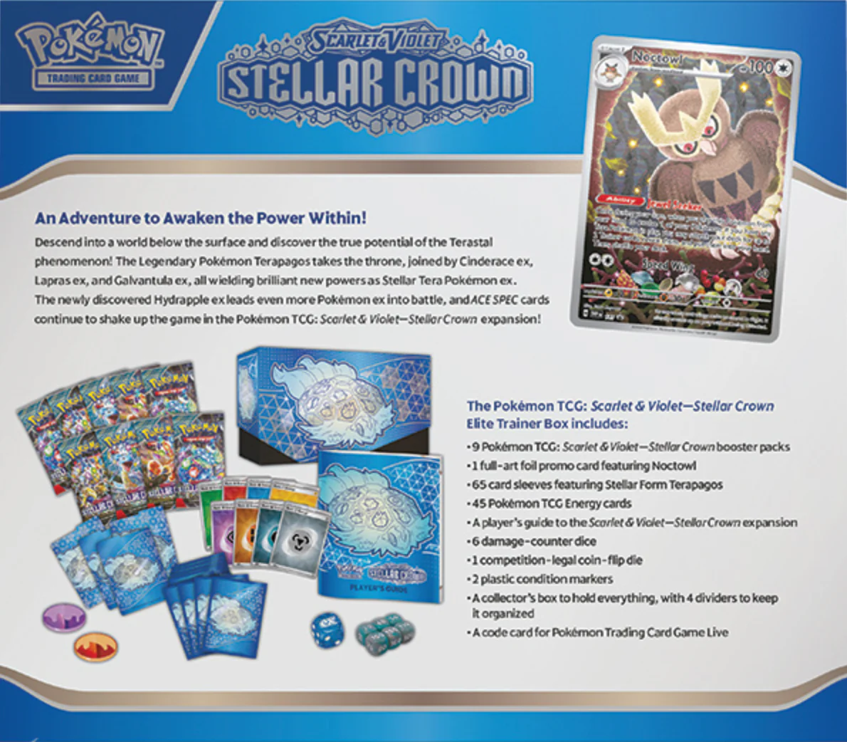 Pokemon: Stellar Crown - Elite Trainer Box ETB - Image 3